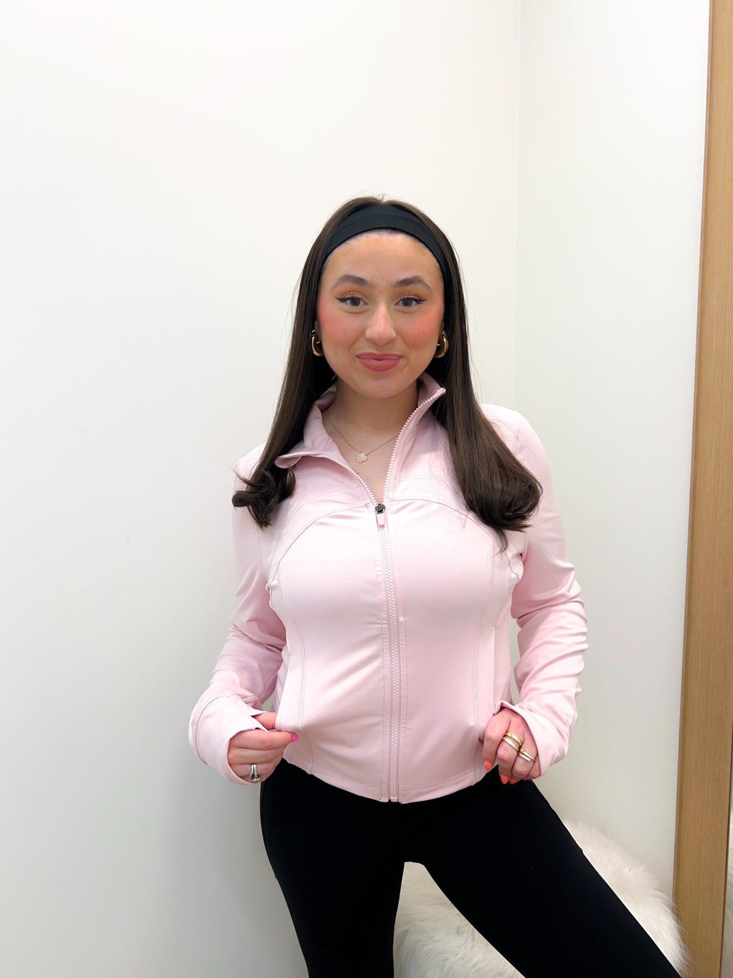 she's blushing active jacket