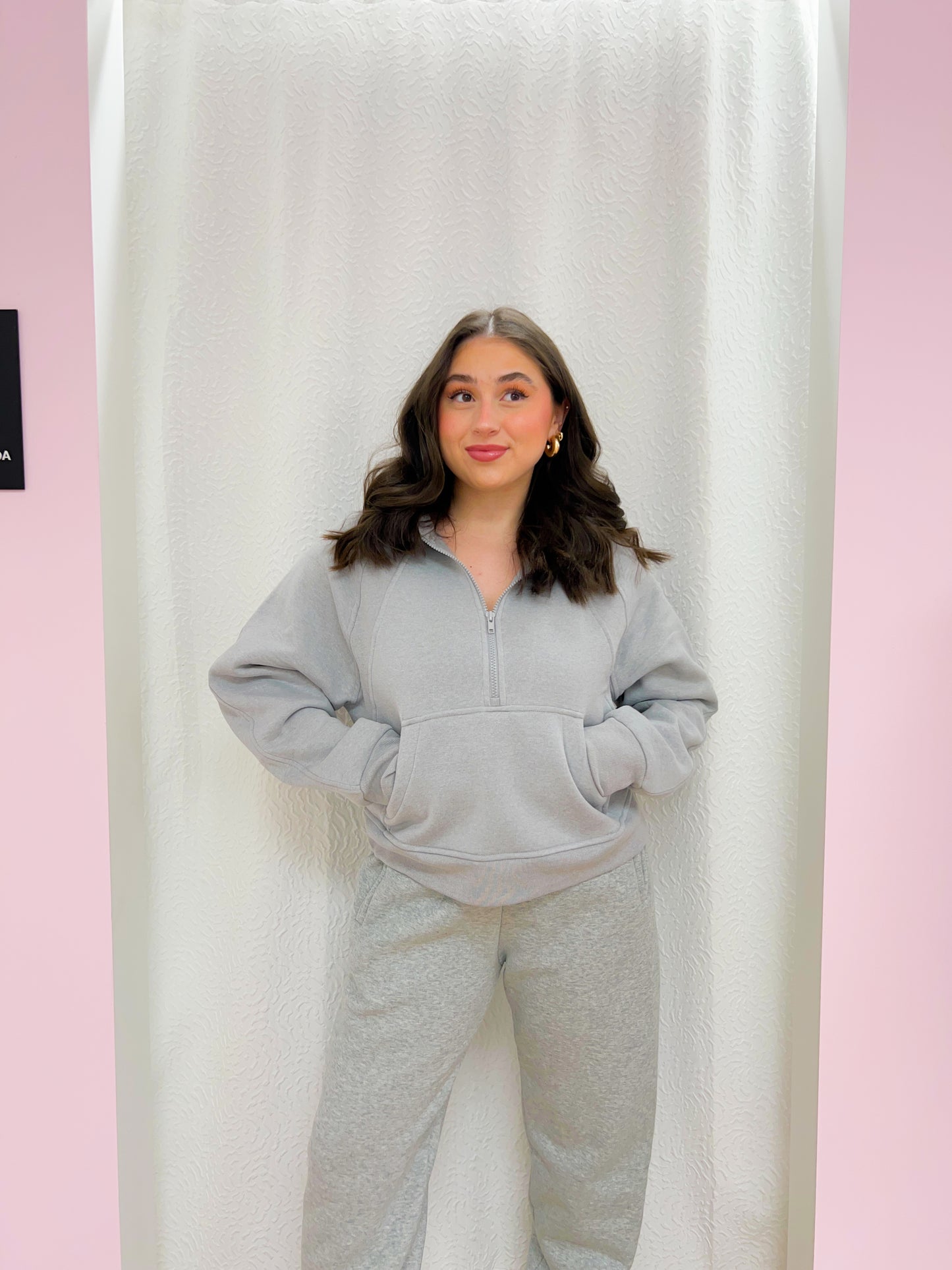 comfort half zip