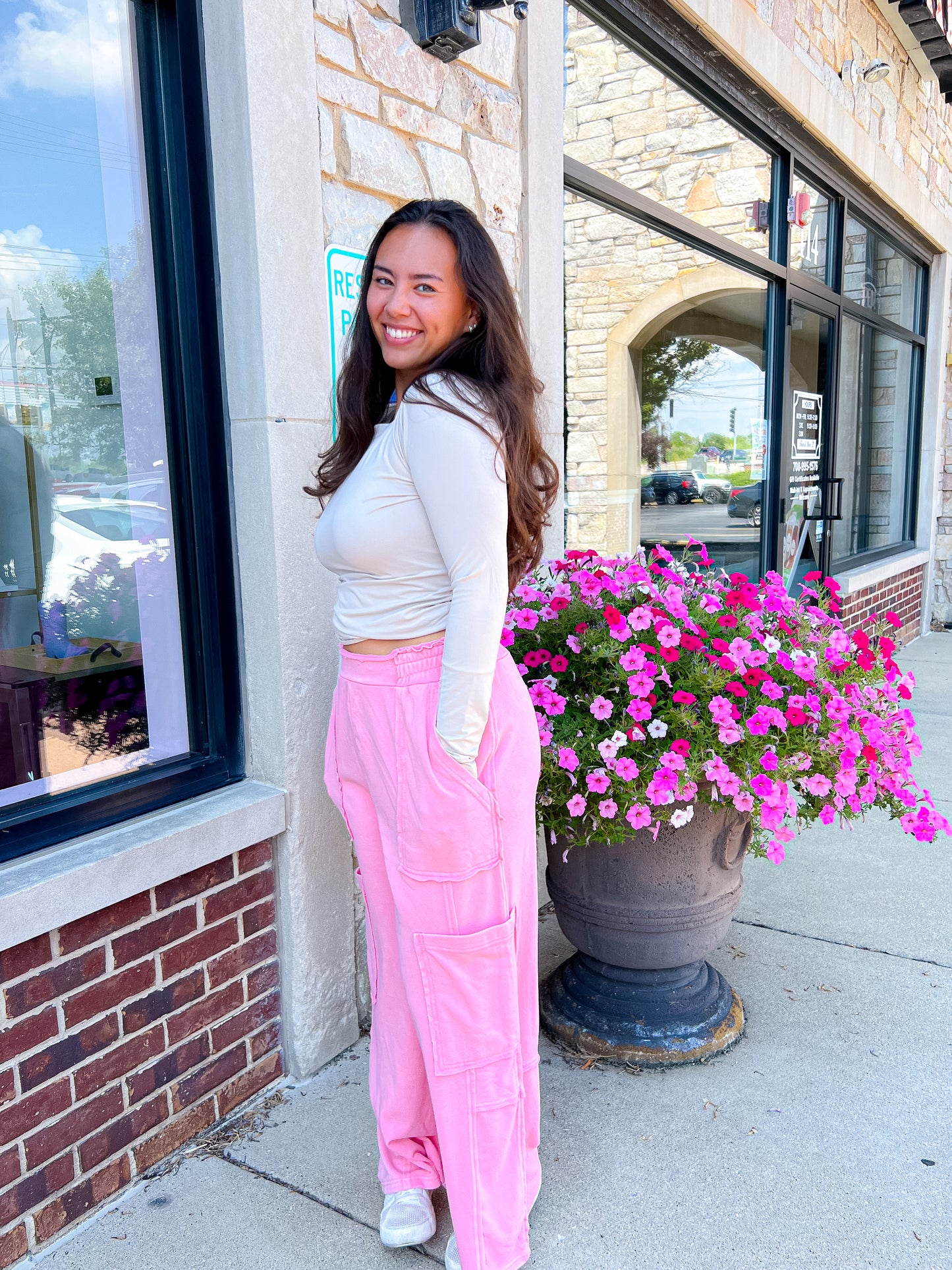 Utility Sweatpants - Pink