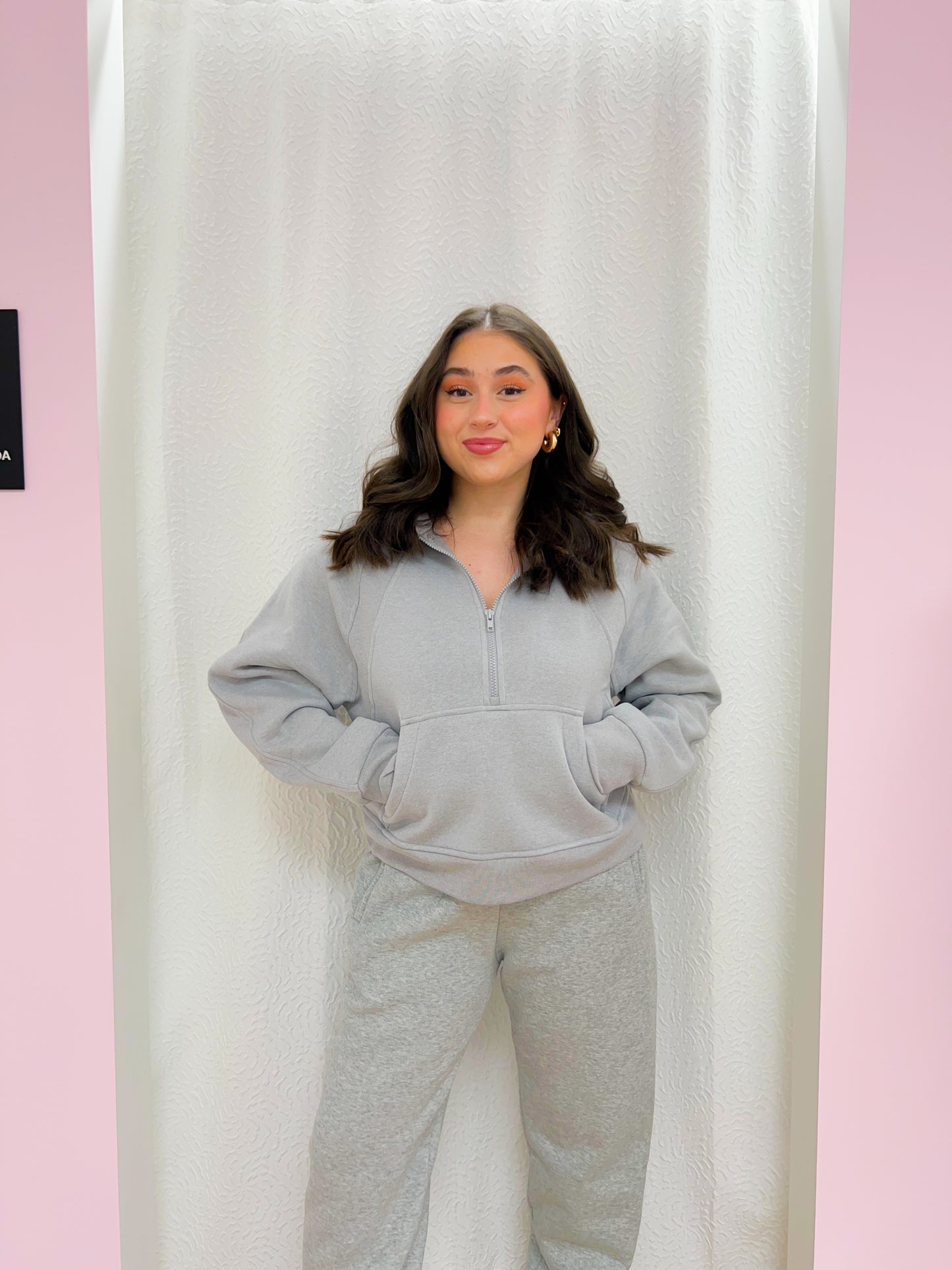 comfort half zip