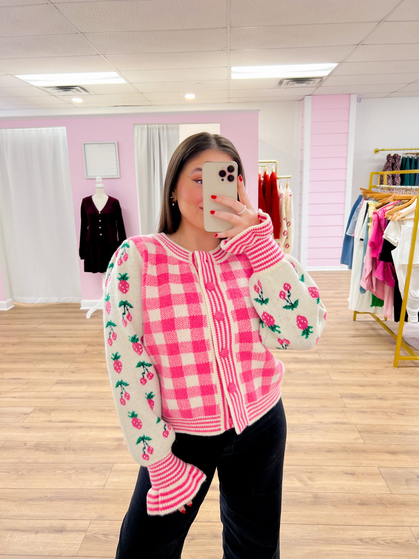 strawberry shortcake cardigan