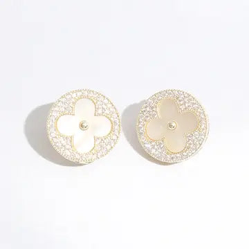 Girly Pearl Studs