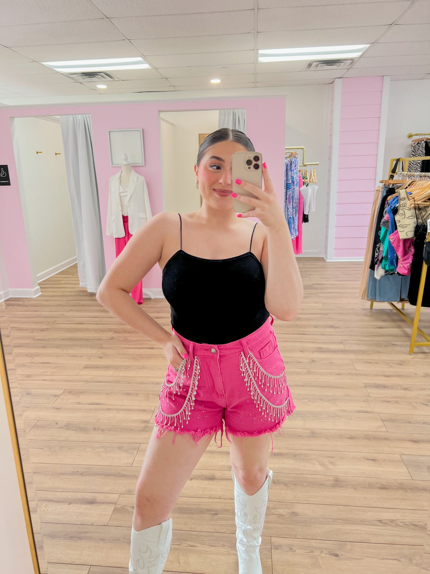 Reputation Rhinestone Shorts