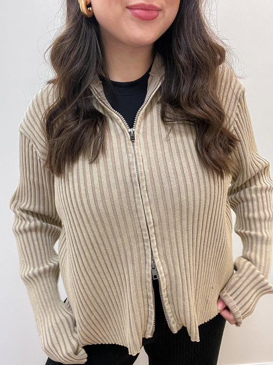 2 Way Zip Sweater
