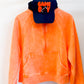 acid wash quarter zip - orange