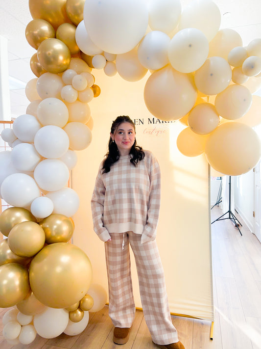 gingham set (top)