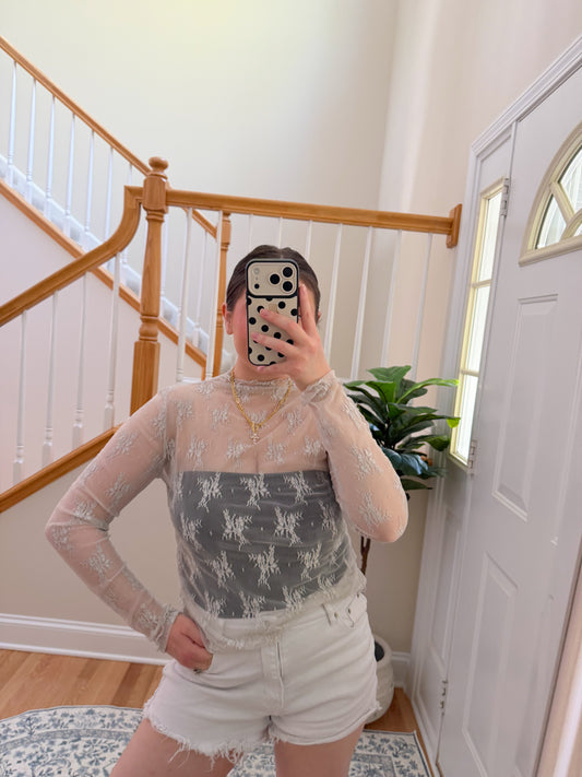 Let’s Layer Lace Top