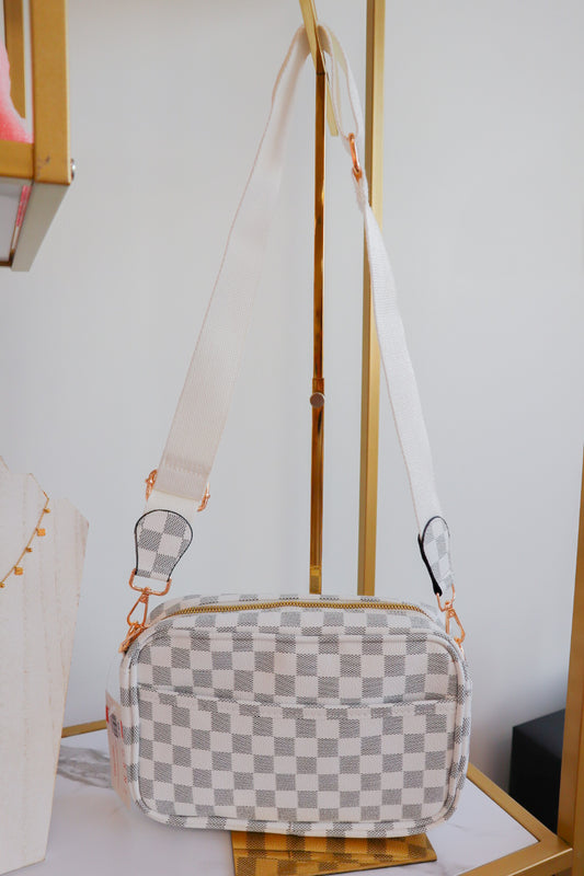 Checkered Crossbody