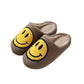smiley slippers - blue