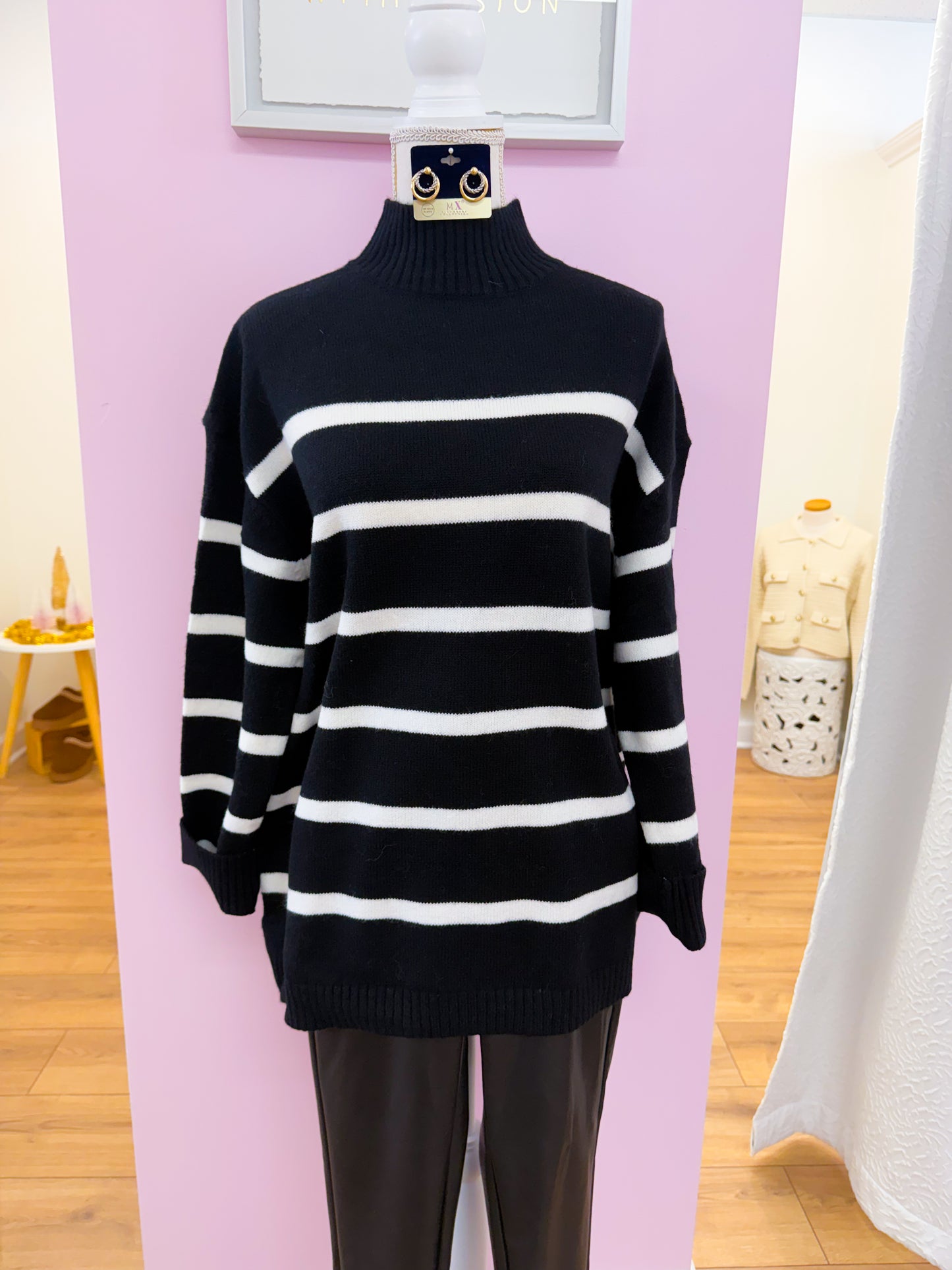 All The Stripes Sweater