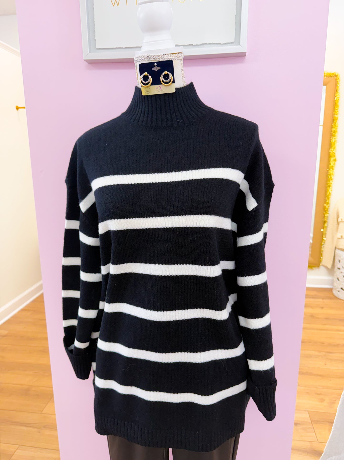 All The Stripes Sweater