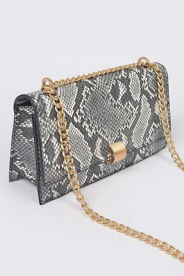 snake print crossbody