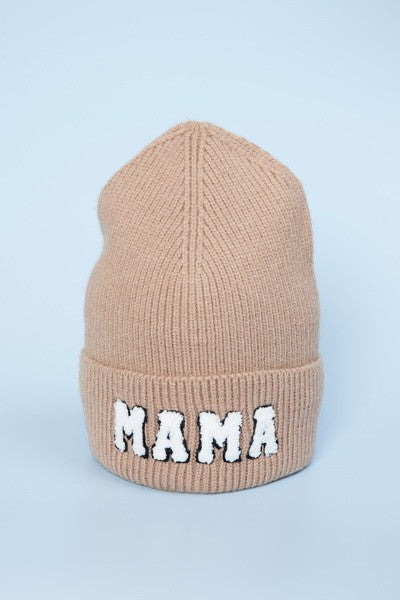 mama beanie - beige