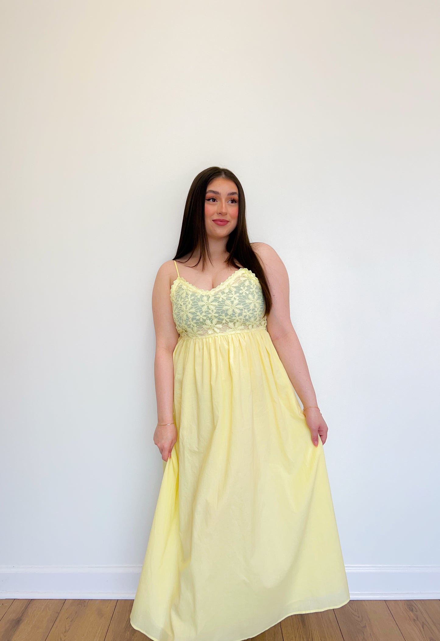 ray of sunshine midi dress