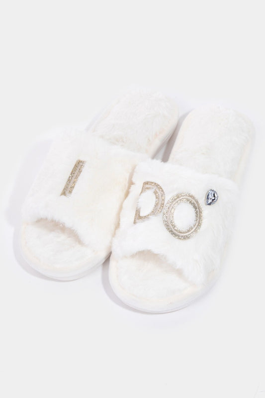 "I do" slippers