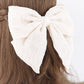pearl bow- beige