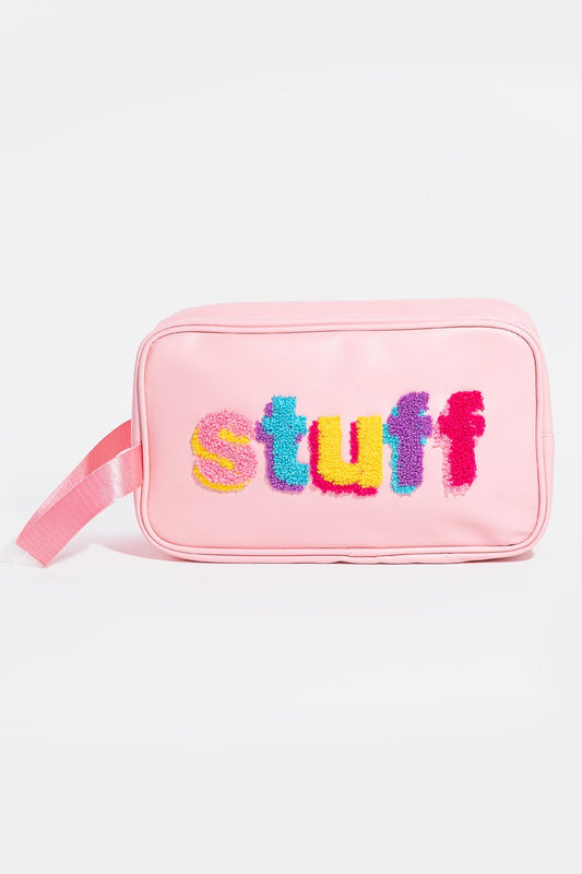 stuff cosmetic bag - pink