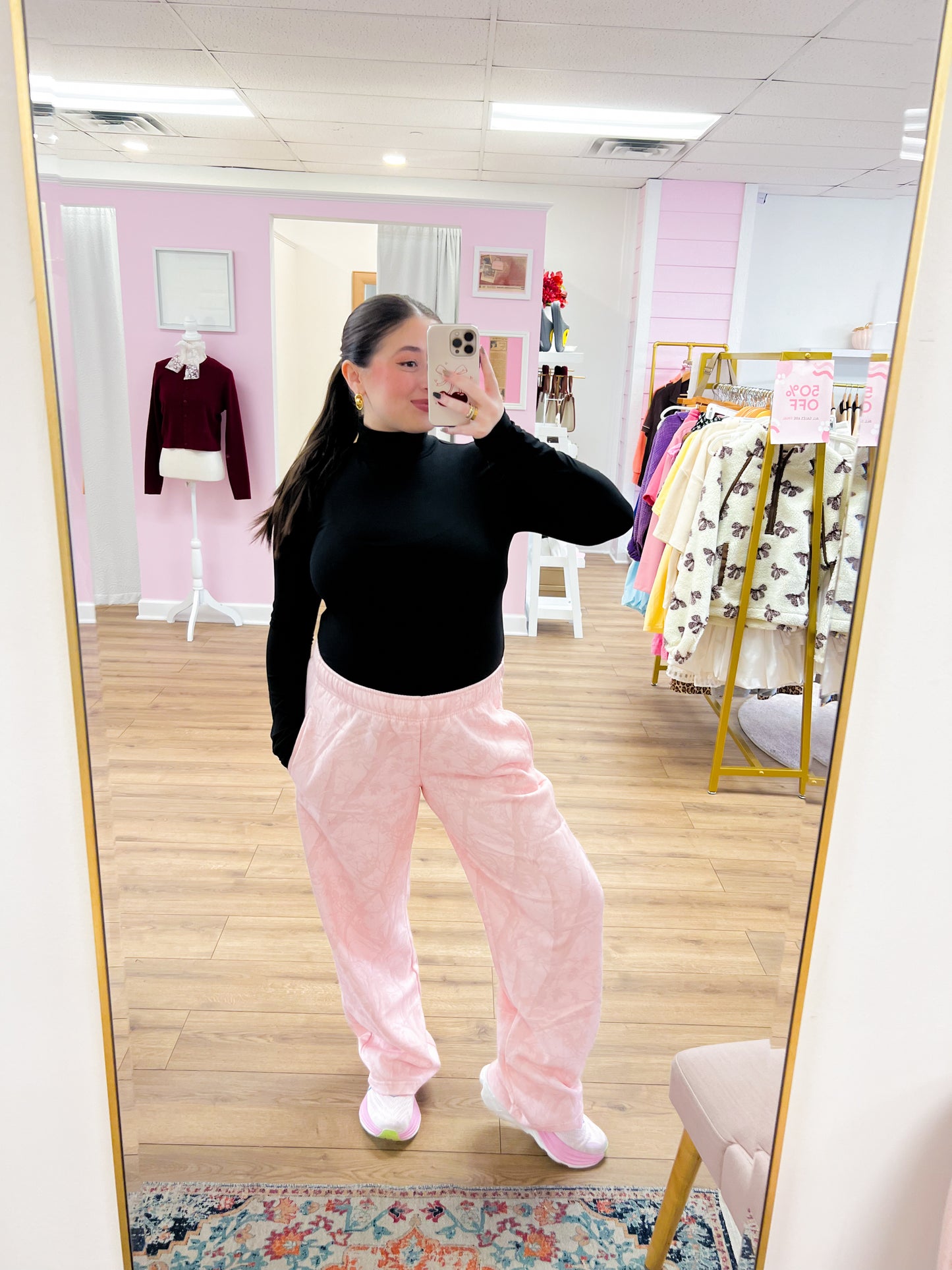 Pink Camo Sweats