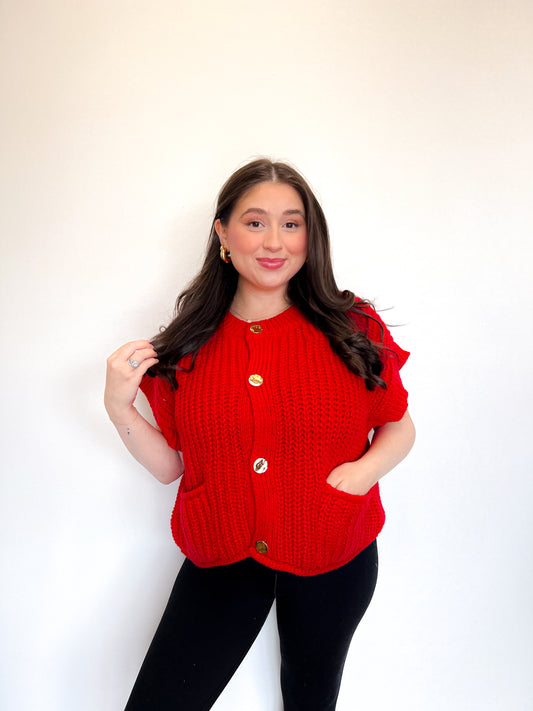 Ruby Red Sweater