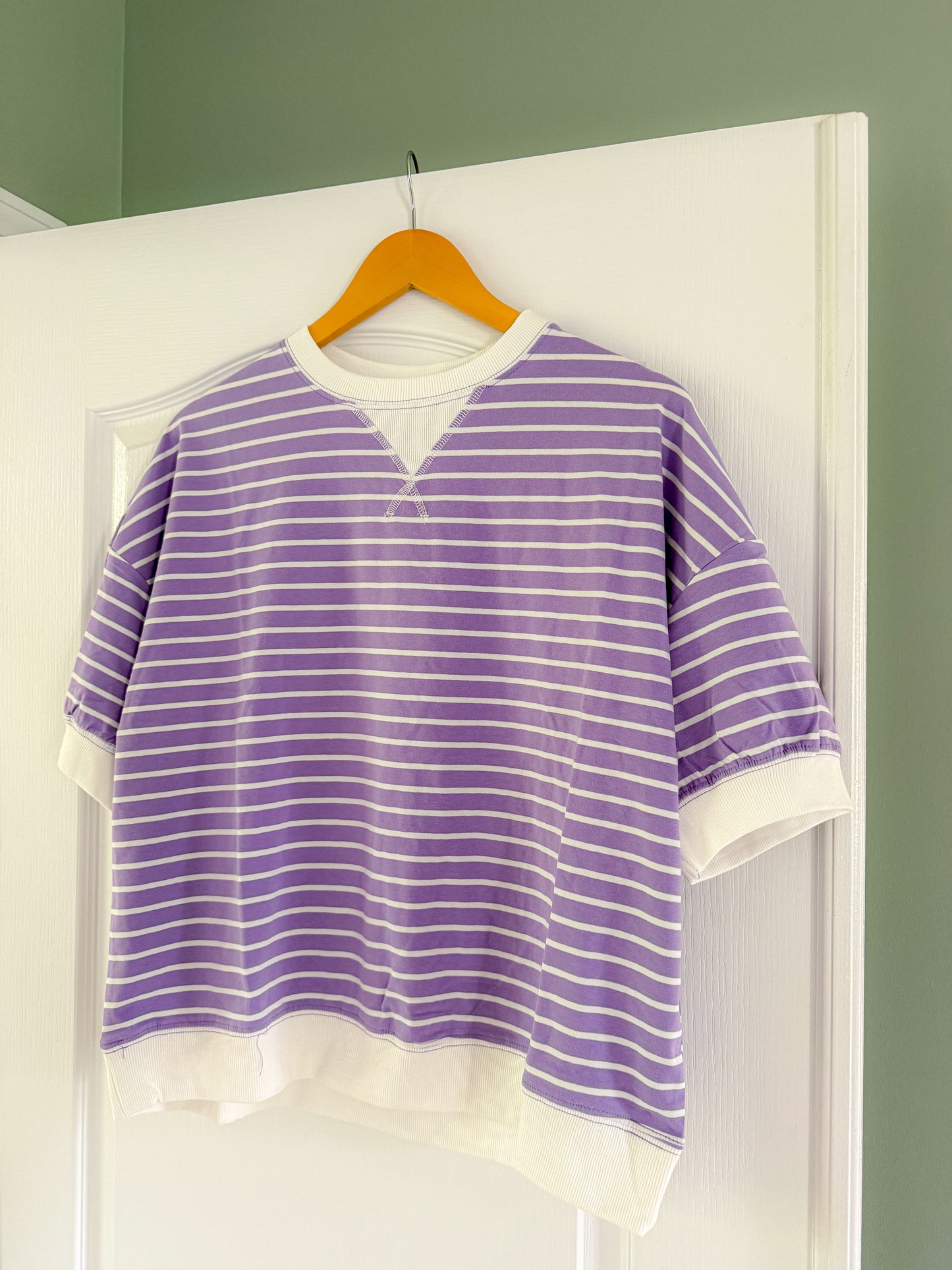 Keep It Casual Top- Lavender