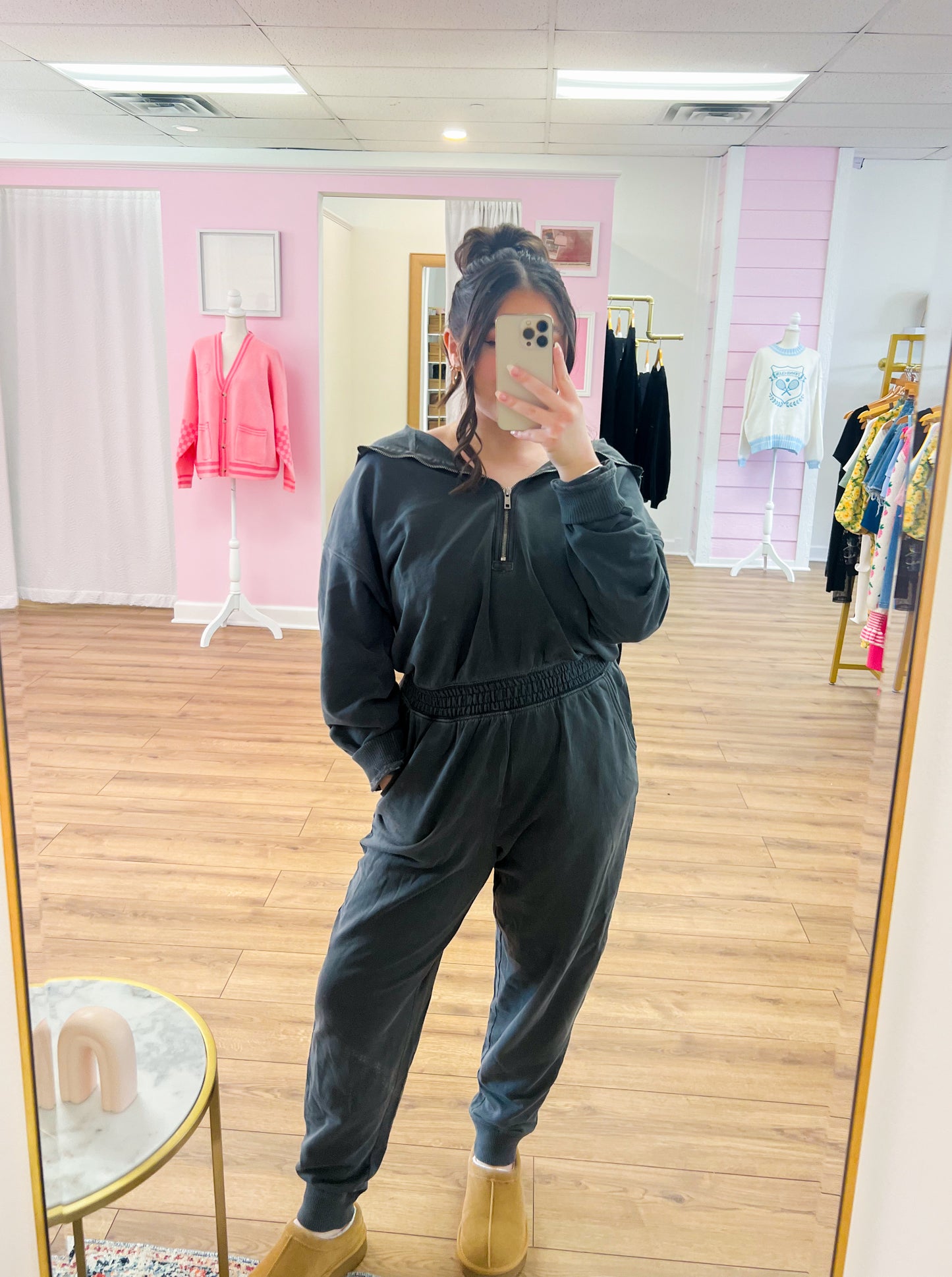 out and about jumpsuit