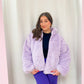 cozy night jacket- purple