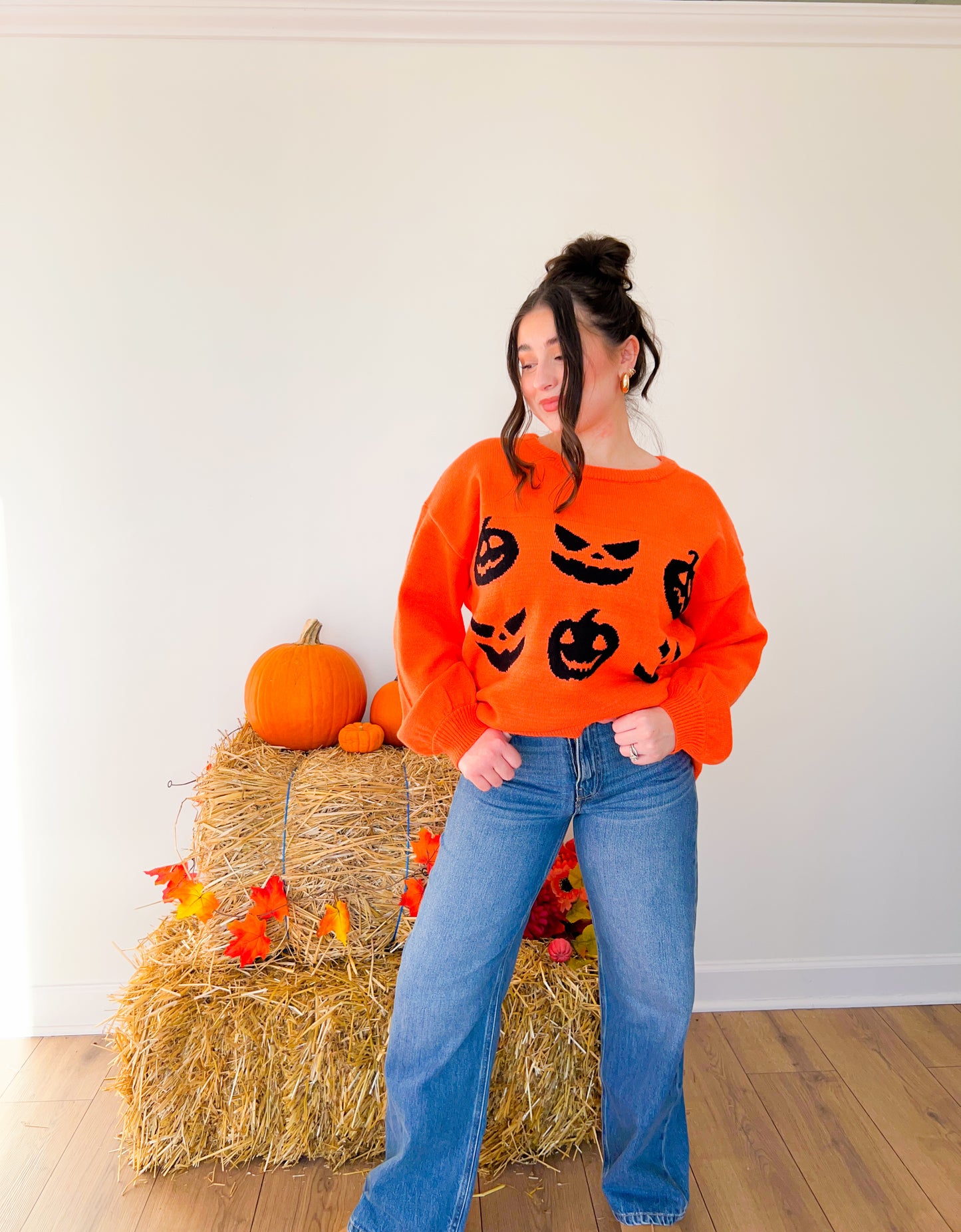 pumpkin sweater