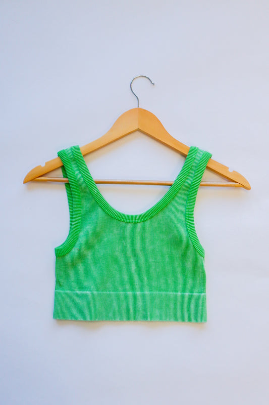 shades of green seamless tank