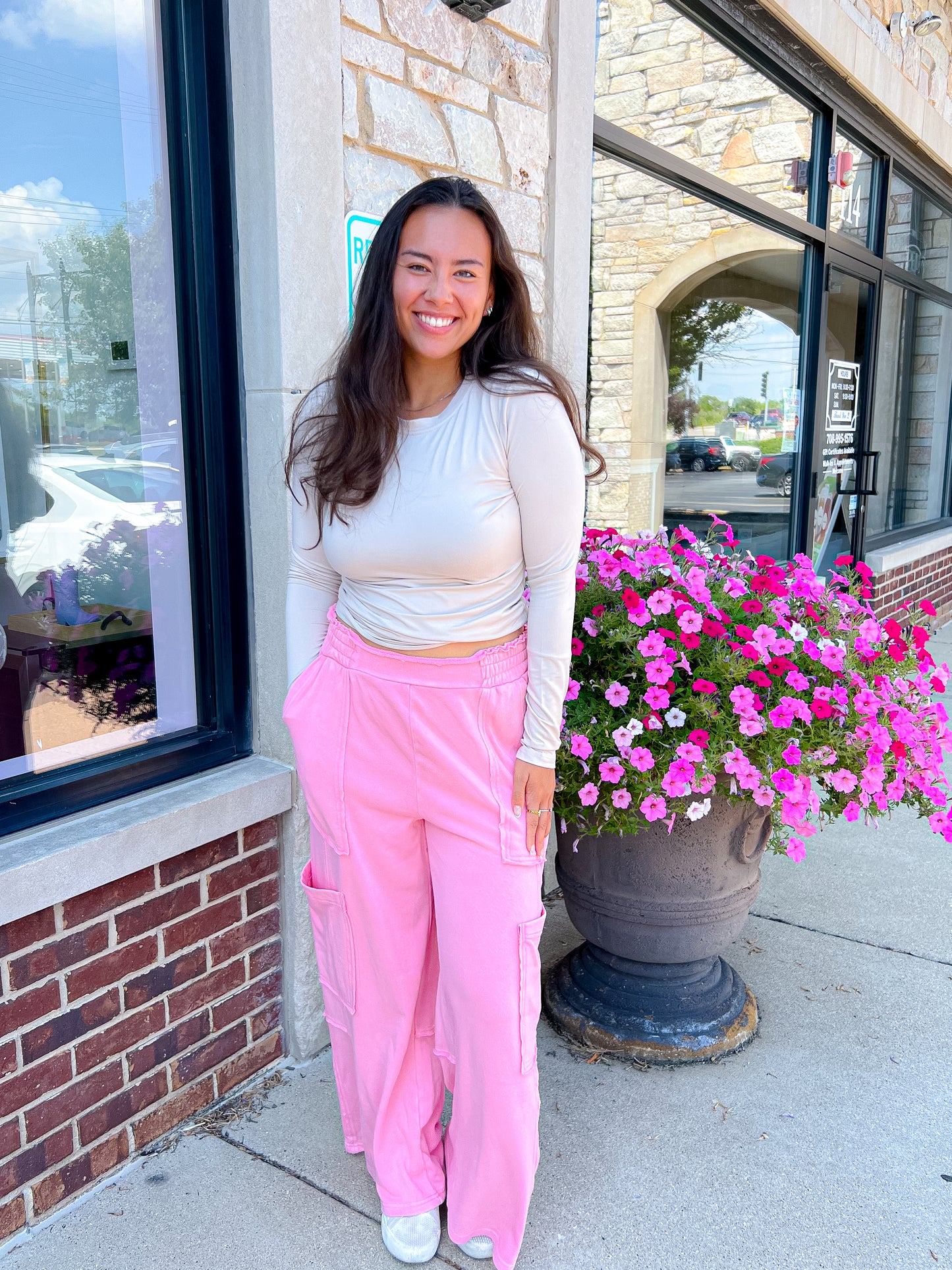 Utility Sweatpants - Pink