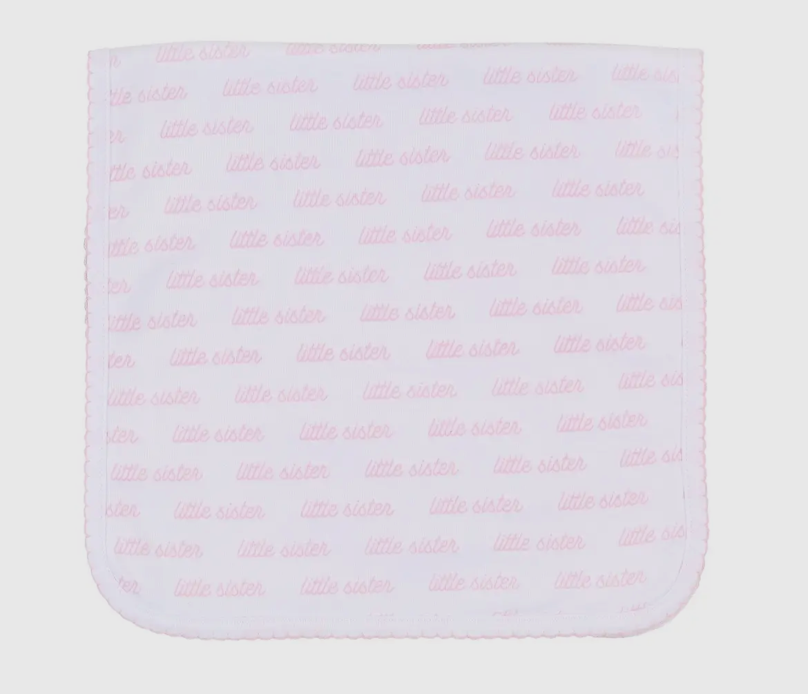 Burp Cloth- Little Sister