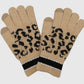 leopard smart touch gloves