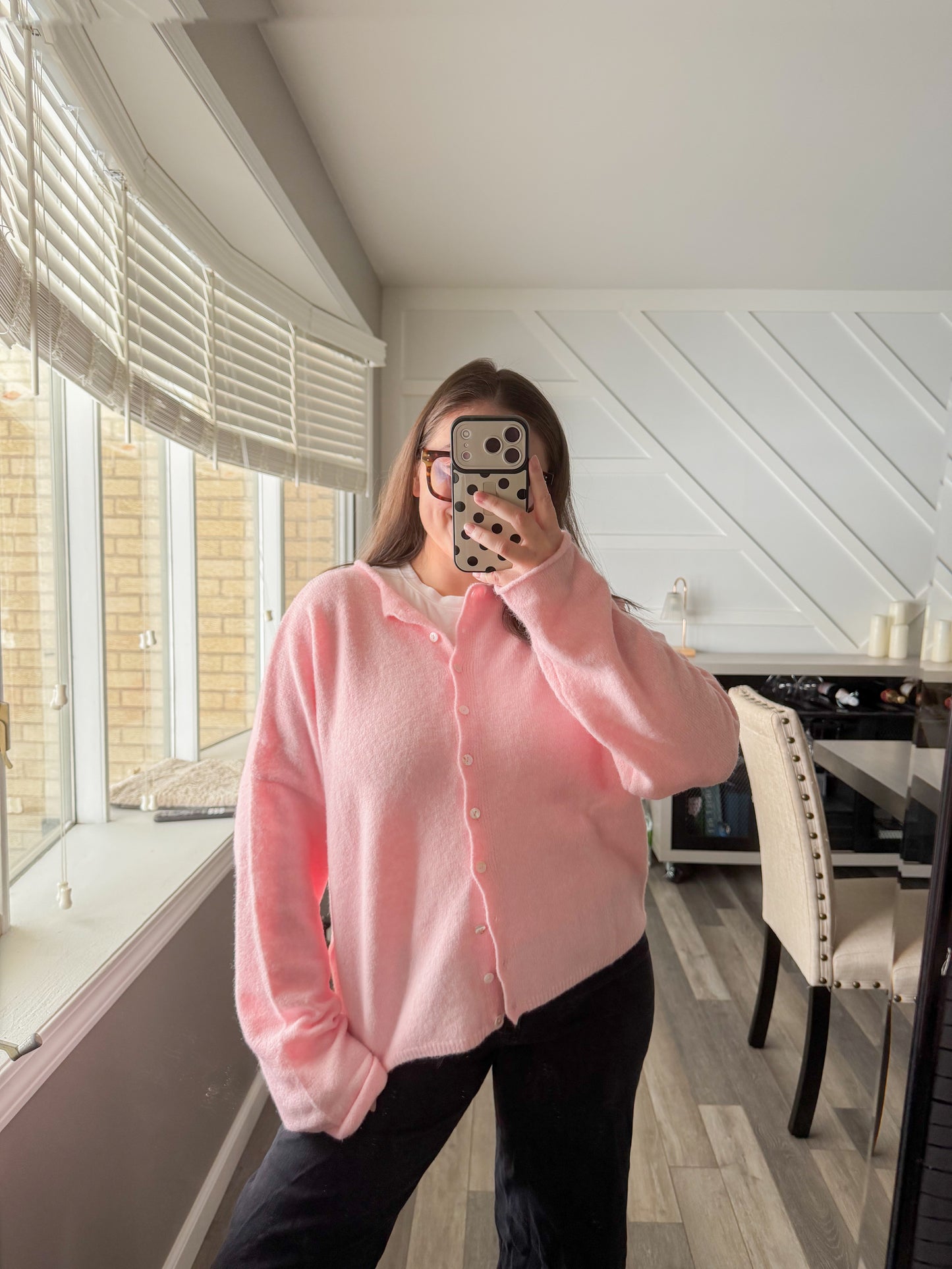 Pastels Cardigan- Pink