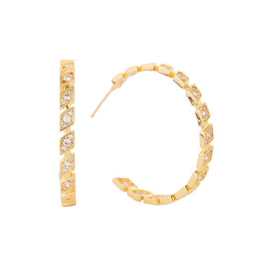 Touch Of Sparkle Hoops