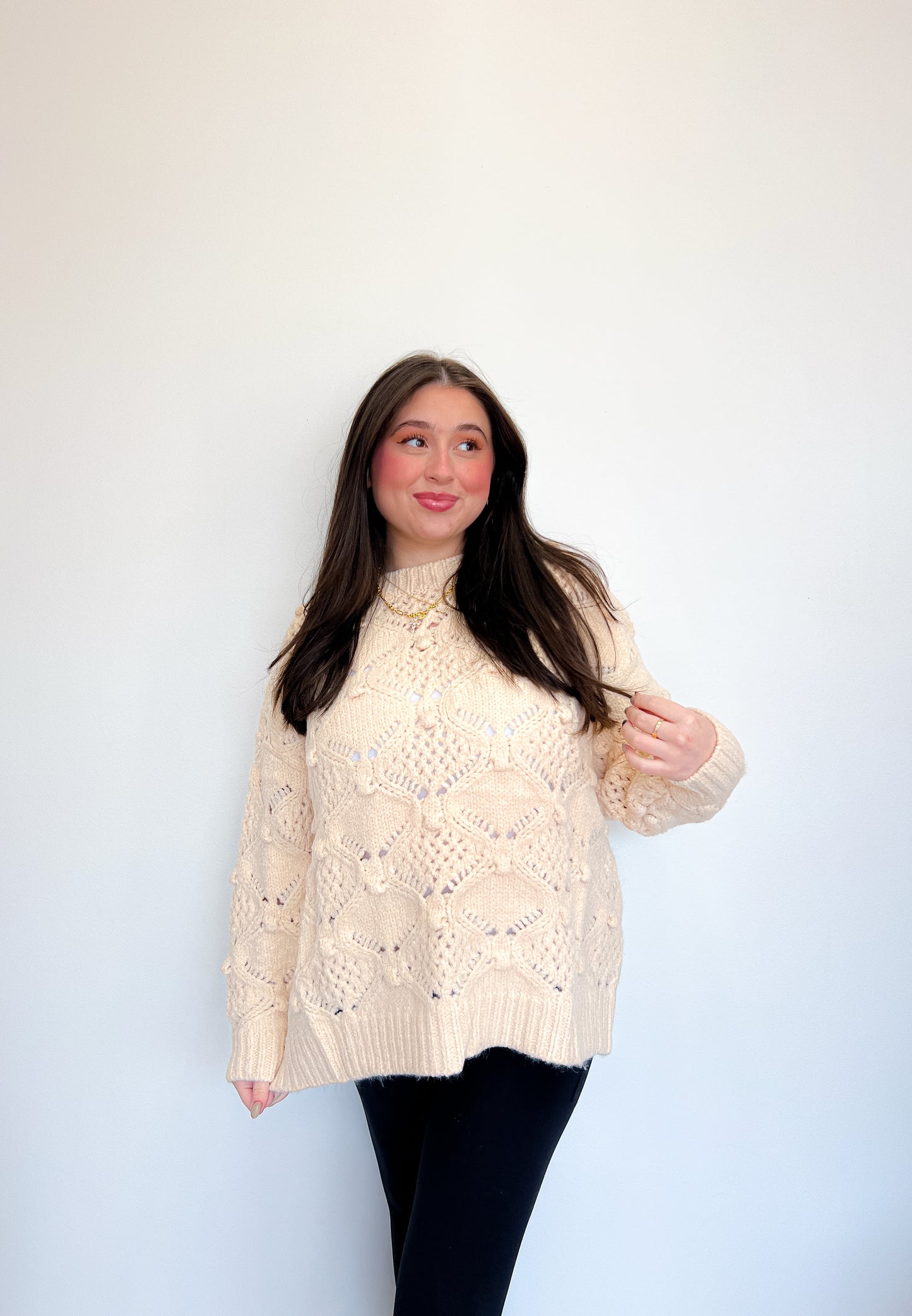 Put It In Neutral Sweater