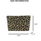 leopard cosmetic bag - 2 colors