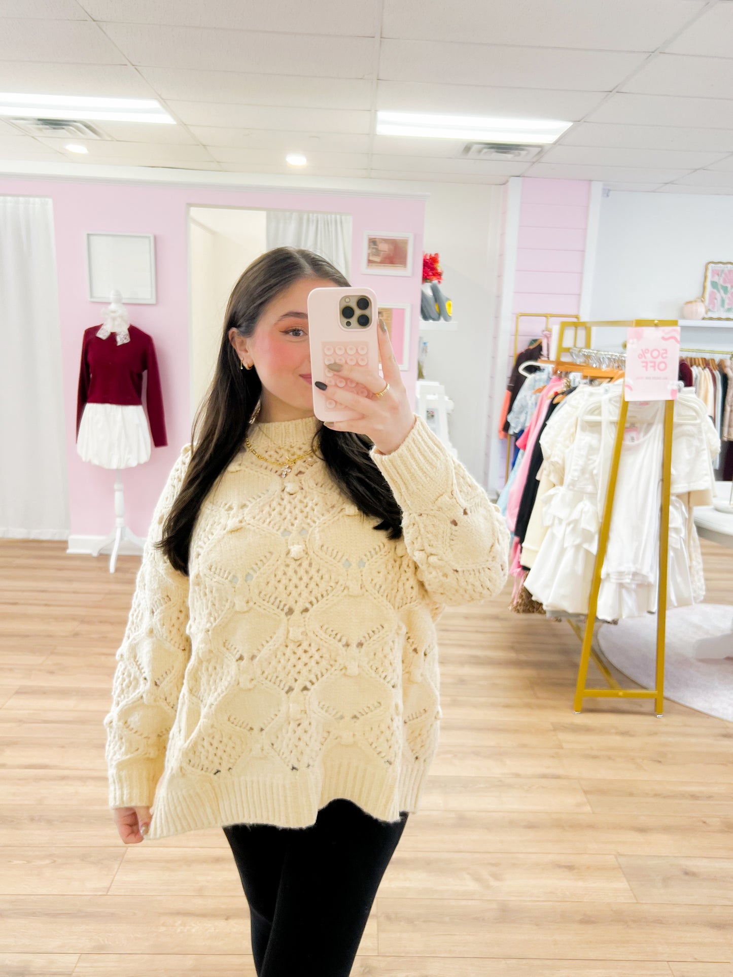 Put It In Neutral Sweater