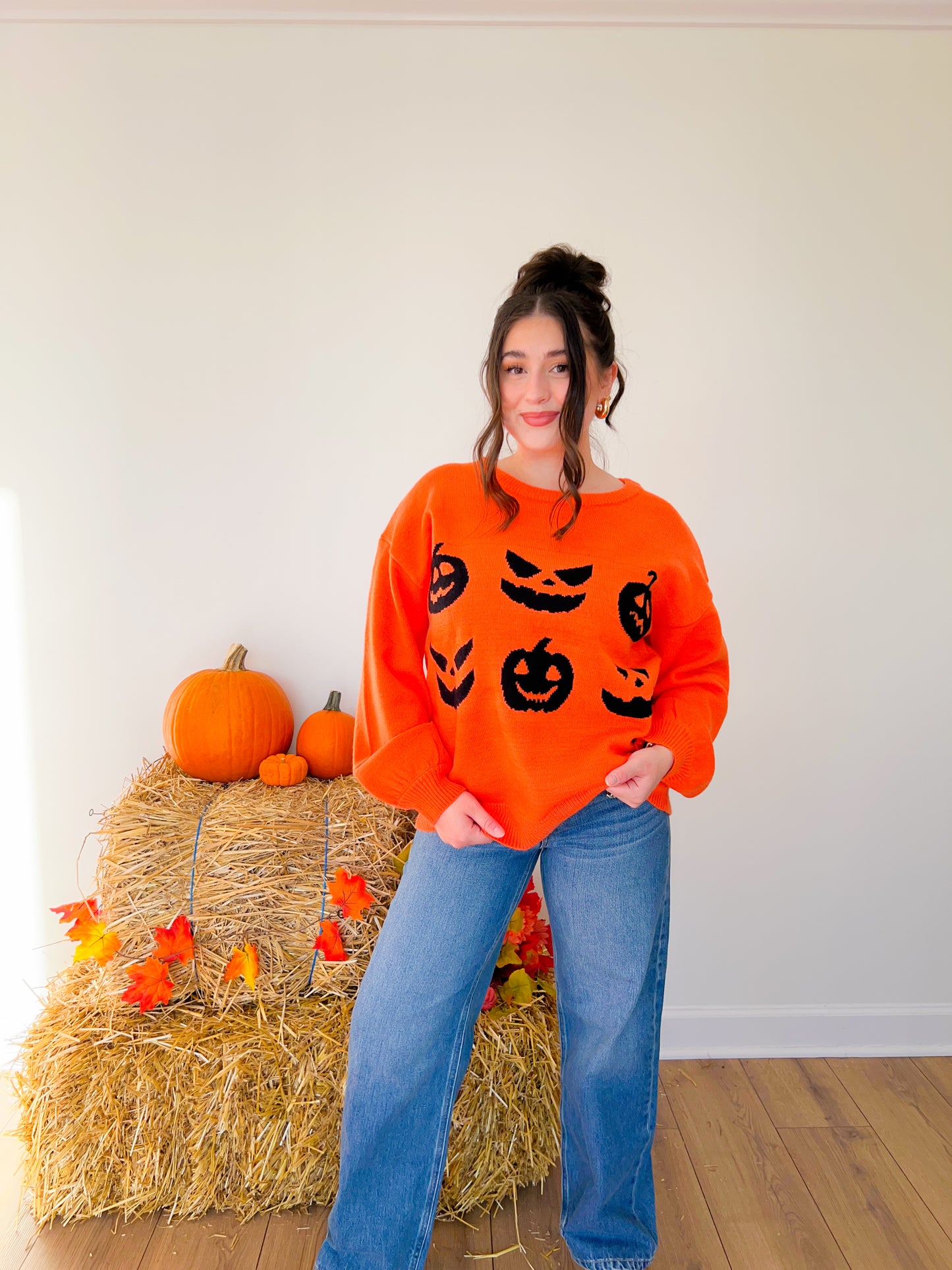 pumpkin sweater