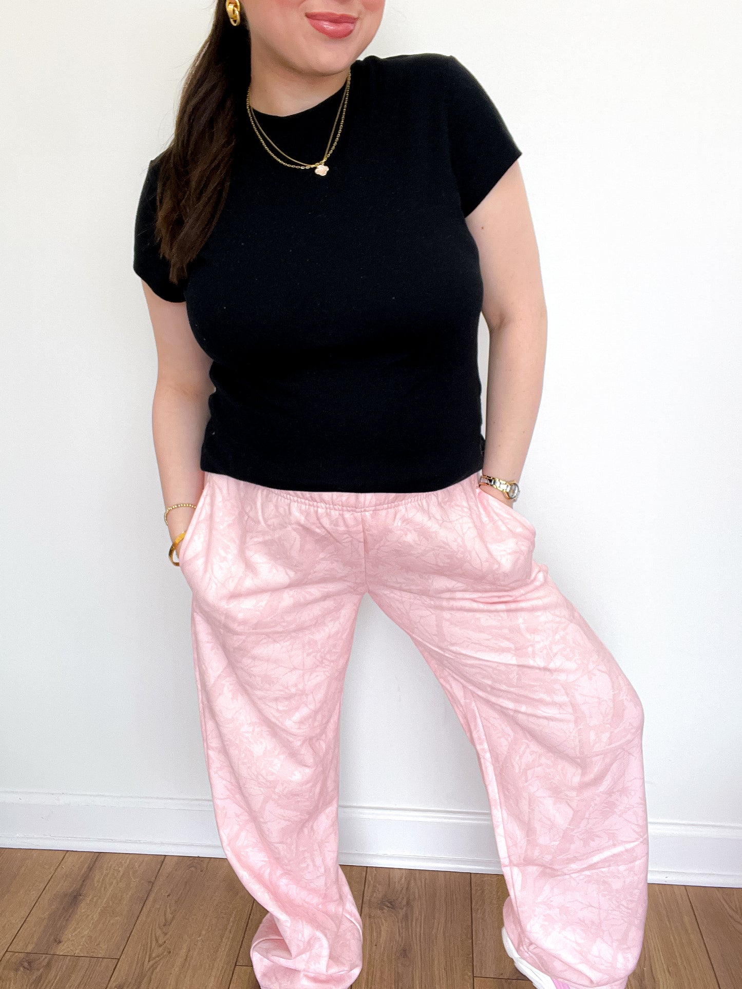 Pink Camo Sweats