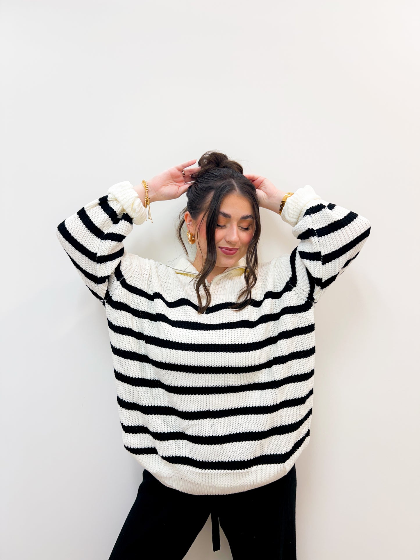 coastal stripe sweater