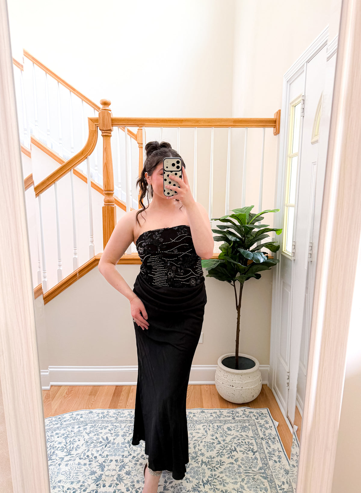 Black Tie Midi Dress