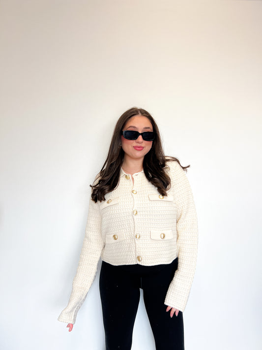 Elegant Sweater Jacket