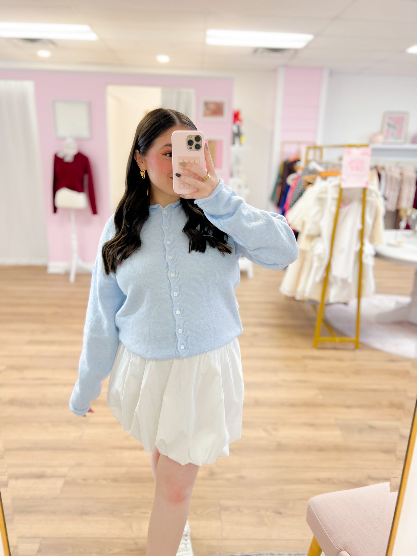 Soft & Chic Cardigan - Ice Blue