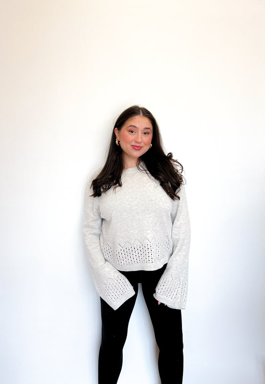 Open Knit Sweater