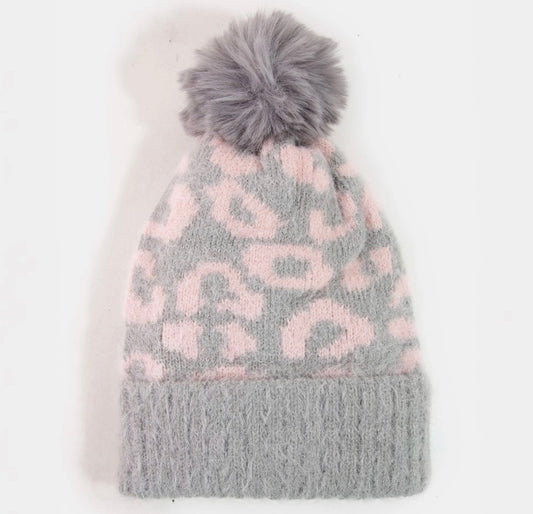 Leopard Beanie