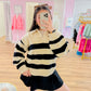 stripes on stripes sweater