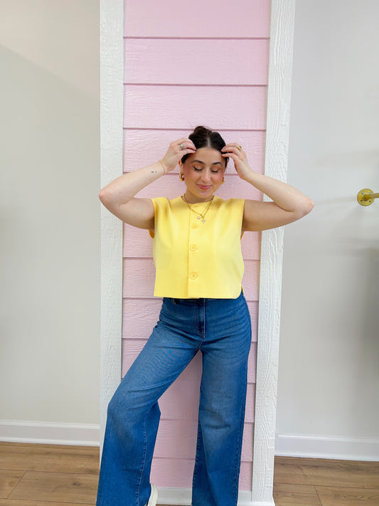 Chic Yellow Vest