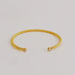 simple gold bangle