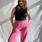 The Coziest Sweatpants- Hot Pink