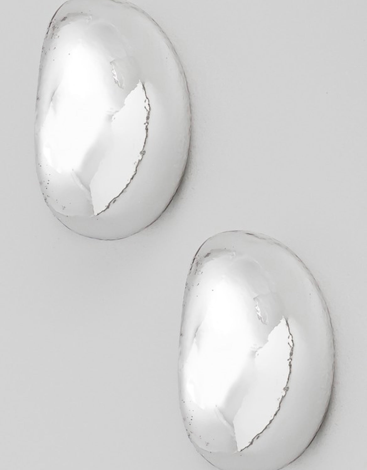 oval drop earrings