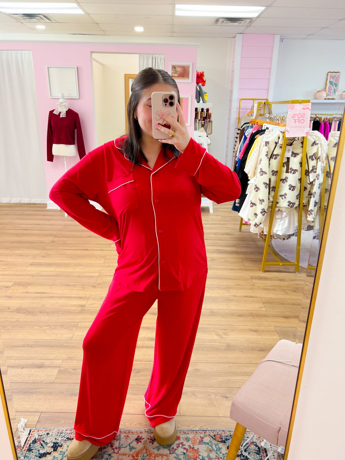 Pajama Set - Red